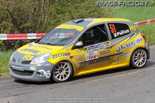 2008-04-19 Rally 1000 Miglia 0453 Pierotti-Morganti - Renault Clio R3C